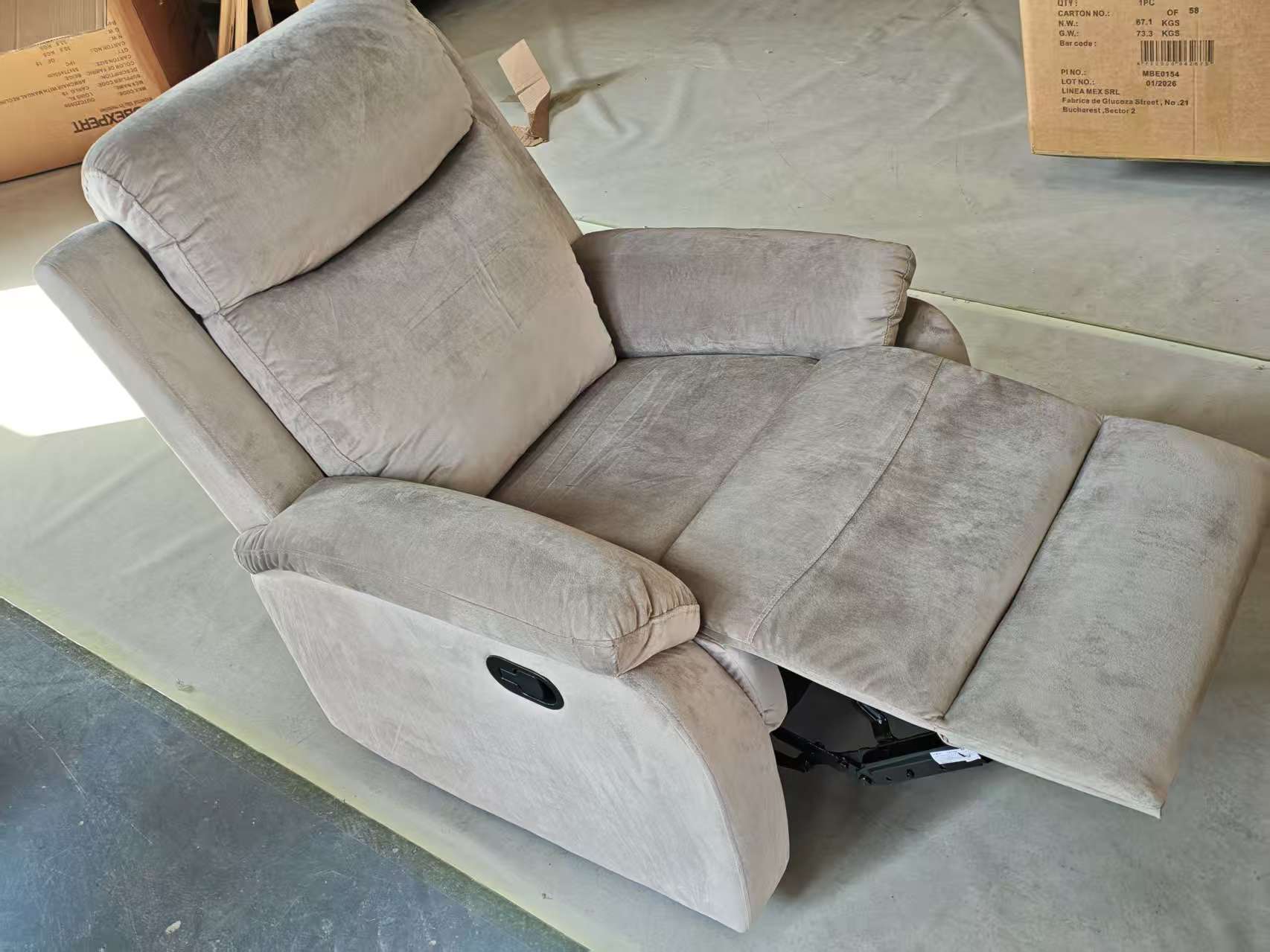 Poltrona Reclinável Aberta